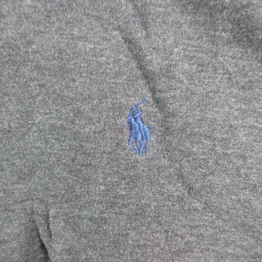 Polo Ralph Lauren Sweatshirt Mens L Black 1/4 Zip Pullover Tagless Logo